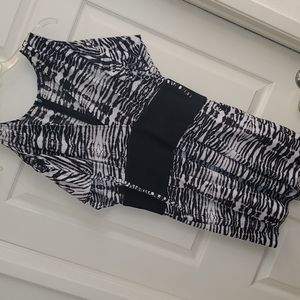 Black and gray tunic